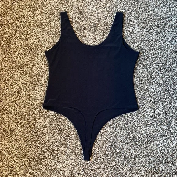 Nordstrom Leith Black Bodysuit - Picture 2 of 4
